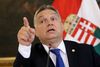 Viktor Orban, Europas længst siddende premierminister efter Tysklands kansler, ventes søndag at få opbakning fra et overvældende flertal af ungarerne til at sige nej til de EU-flygtningekvoter. Foto: Ronald Zak/AP