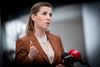- Hvis andre lande har vaccine, som de ikke får brugt, så vil vi meget gerne have det til Danmark. Og vi betaler også gerne en god pris for vaccinerne, siger Mette Frederiksen. Foto: Liselotte Sabroe/Ritzau Scanpix