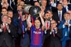 Andres Iniesta spillede formentligt sin sidste finale for Barcelona, da de søndag vandt Copea Del Rey. Foto: AFP/ Gene Lluis