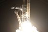 En Falcon 9-raket sendes ud i rummet. Foto: Steve Nesius/Reuters