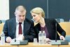 Finansminister Bjarne Corydon (S) og statsminister Helle Thorning-Schmidt (S)