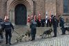 Cirka 500 medarbejdere fra Københavns Vestegns Politi deltager ved bisættelsen. Foto: Casper Holmenlund Christensen