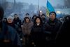 Ukrainere i Kiev venter spændt på udfaldet af Ruslands sabelraslen.