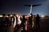 Kabul lufthavn 20. august. Et australsk evakueringsfly er ved at lette. Foto: Glen McCarthy / AFP