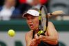 Caroline Wozniacki viste stor koncentration og stærkt spil, da hun besejrede Pauline Parmentier i to sæt. Foto: Gonzalo Fuentes/AP