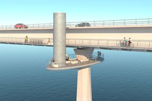 Stærke kræfter vil bygge en 11 km lang cykelbro hen over det sydlige Lillebælt. Det vil koste 8-18 mia. kr. for en bilbro og 500-900 mio. kr. for cykelstien.