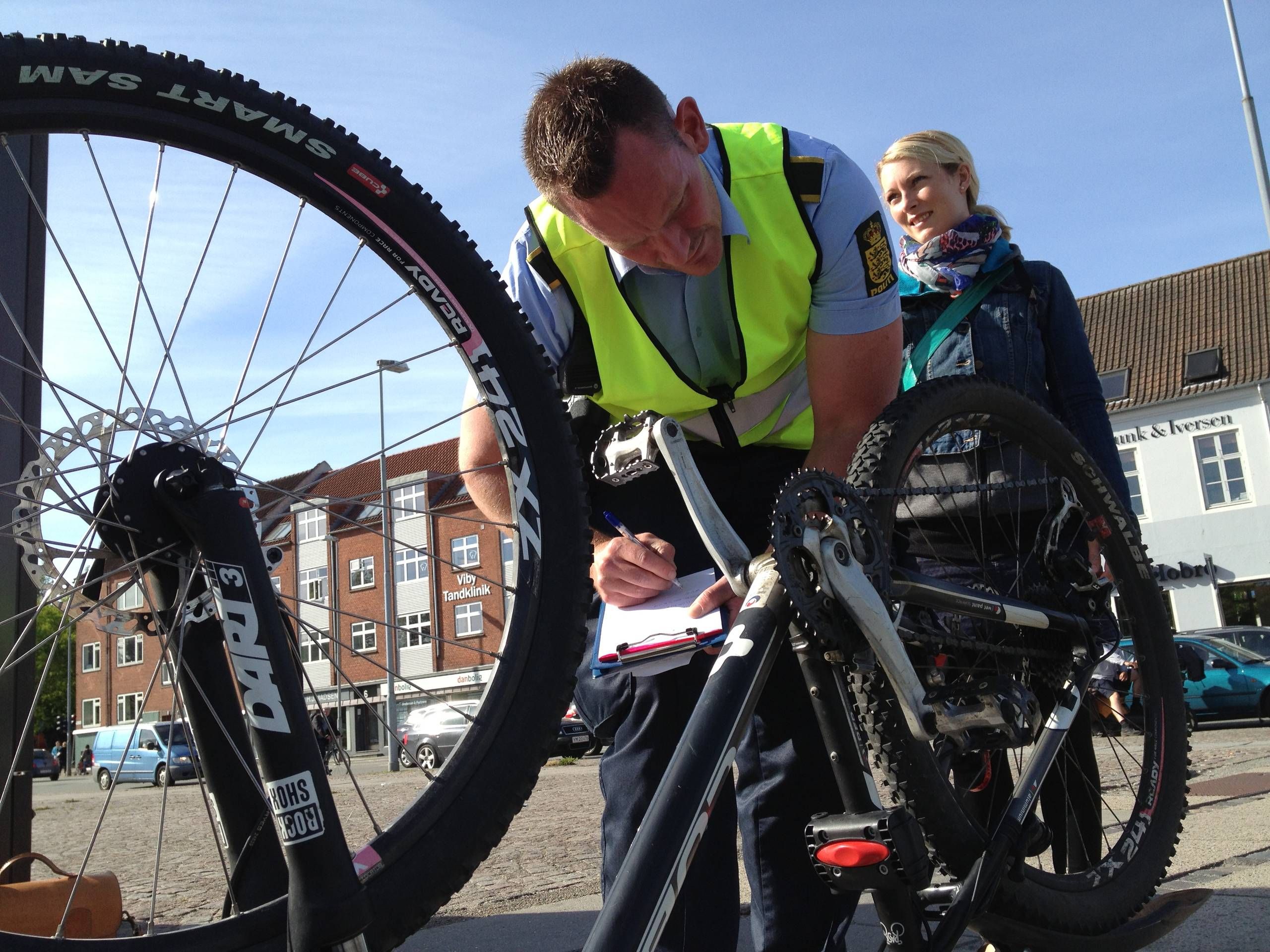 jagter stjålne cykler i Aarhus