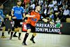 »Mens vi sad fast i GOG’s forsvar, fik vi i mandags bevist, at vi godt kan spille godt offensivt håndbold,« siger Rune Ohm, der scorede ni af sine 11 mål fra distancen. Foto: Anita Graversen/Polfoto