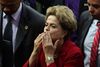 Brasiliens 67-årige præsident Dilma Rousseff har historisk lav opbakning i befolkningen.