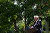 USA's præsident, Donald Trump, meddeler, at han trækker USA ud af klimaaftalen fra COP21-topmødet i Paris. Foto: Susan Walsh/AP