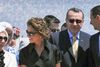 Så gode venner var de. Bashar al-Assad (t.h.) sammen med Recep Erdogan og de to hustruer, Emine Erdogan (t.v.) og Asma Assad, i 2008 i den tyrkiske ferieby Bodrum. Arkivfoto: AP