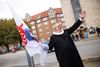 Henrik Emanuel blev verdensberømt i Aarhus i 2018, da han holdt den første AGF-gudstjeneste i forbindelse med AGF-walken. Arkivfoto: AGF
