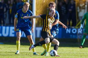 Mathias Greve og Andreas Maxsø er rystede over Brøndbys niveau i pokalblamagen på Riisvangen.