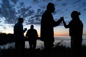 På Folkemødet flyder øl og vin i sommernatten, og det er især mænd og mennesker med lang uddannelse, som drikker, viser nye feltstudier