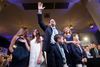 Florida-senator Marco Rubio havde sin kone, Jeanette, og parrets fire børn, fra venstre Amanda, Daniella, Dominic og Anthony, med, da han i Freedom Tower i Miami kastede sig ind i kampen om at blive USA’s 45. præsident. Foto: Alan Diaz/AP