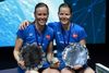 Kamilla Rytter Juhl og Christinna Pedersen havde aldrig turde håbe på, at de ville kunne kalde sig All England mester en dag. Foto: Reuters/Peter Cziborra