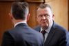 Folketingets afslutningsdebat i Folketingssalen på Christiansborg. Finansminister Kristian Jensen (V) og Statsminister Lars Løkke Rasmussen (V).