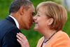 Kansler Merkel og præsident Obama har ikke et særlig nært forhold, men respekterer hinanden. Men en aflytning vil ifølge kanslerens talsmand være »et afgørende tillidsbrud«. Arkivfoto: Michael Sohn/AP