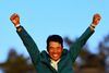 Golfspilleren Hideki Matsuyama har søndag skrevet historie ved at vinde US Masters som den første mand fra et asiatisk land. Foto: Brian Snyder/Reuters
