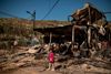 Flere brande på det seneste hærget på den græske ø Moria, der har huset et stort antal flygtninge. Foto: Angelos Tzortzinis/AFP