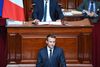 Macron fremsatte udspillet i en tale på slottet i Versailles, efter at han havde lagt op til omfattende reformer af det franske parlament og det franske valgsystem. Foto: Eric Feferberg