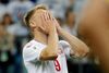Nicolai Jørgensen var uheldig i det afgørende moment i Danmarks ottendedelsfinale mod Kroatien ved VM i Rusland. Foto: Carlos Barria/Ritzau Scanpix