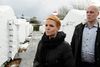 Udlændinge- og integrationsminister Inger Støjberg besøger den nye teltlejr i Thisted.