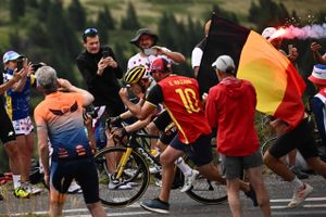 Jonas Vingegaard har fået opmærksomhed fra hele verden efter sin sejr på 11. etape. Nu er det afgørende, hvordan danskeren håndterer al virakken på vejen frem mod den samlede Tour-sejr i Paris. Foto: Marco BERTORELLO / AFP