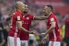 Både Franck Ribery (th.) og Arjen Robben scorede i weekendens kamp mod Dortmund, som endte 4-1 til Bayern München. Foto: Sven Hoppe/AP
