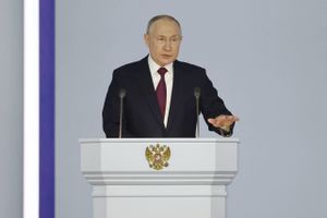 Putins udmelding i sin tale tirsdag om atomaftalen og anklagerne om, at Vesten er skyld i krigen i Ukraine, viser, at Putin og Rusland langtfra er klar til at indgå en fredelig løsning, mener forsvarsordførerne fra regeringens tre partier. Arkivfoto: Sputnik 