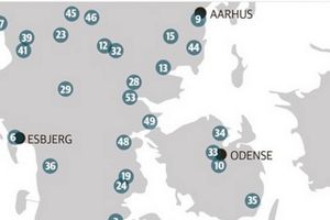 Der sendes live fra 58 danske håndboldhaller.  Én jysk kommune siger af princip nej, men har alligevel kameraer i to haller. 