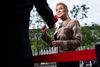 Inger Støjberg er i rigsretssagen, der foregår i Eigtveds Pakhus, tiltalt for at have iværksat og fastholdt en ulovlig instruks. Hun nægter sig skyldig. Torsdag er det 18. retsmøde afholdt i sagen. Foto: Martin Sylvest/Ritzau Scanpix