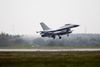 Et af de syv F-16-fly, der i oktober 2014 lettede fra flyvestationen i Skrydstrup for at deltage i kampen mod Islamisk Stat. Arkivfoto: Janus Engel/Polfoto
