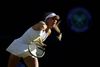 Caroline Wozniacki returnerer til russiske Veronika Kudermetova. Foto: Carl Recine/Reuters