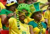 Brasilianske fans er klar til åbningskampen d. 12. juni mod Kroatien.