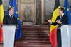 Alexander De Croo (th.) vil torsdag blive taget i ed som Belgiens nye premierminister. Det sker 16 måneder efter parlamentsvalget. Arkivfoto: François Walschaerts/Ritzau Scanpix