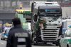 Det var denne lastbil, der blev brugt som våben i forbindelse med angrebet på et julemarked i Berlin. Foto: Markus Schreiber/AP