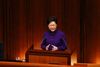 Hongkongs leder, Carrie Lam, taler onsdag til bystyrets nyvalgte parlament. Foto: Tyrone Siu/Reuters