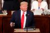 - Hvis vi ikke havde tilbagerullet tidligere administrationers fejlslagne økonomiske politikker, ville verden ikke være vidne til den her store økonomiske succes, siger Donald Trump. Foto: AFP