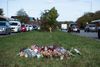 En 23-årig kvinde mistede tirsdag eftermiddag livet i en trafikulykke på ringvejen i Aarhus, hvor hun blev påkørt af en bil i lyskrydset ved Edwin Rahrs Vej. Bilen, der påkørte hende, kom kørende på Åby Ringvej i nordlig retning, hvor den unge kvinde passerede ringvejen i fodgængerfeltet i vestlig retning.. Foto: Søren Vendelbo