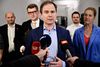Finansminister Nicolai Wammen under doorstep efter forhandlinger om økonomisk sommerpakke. Foto: Philip Davali
