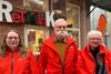 Camilla Pape blev hvervet af ReThinker Randers under Verdensmålsfestivalen sidste år. Lars Gynther og Lotte Riemann har været med fra start. Foto: Cecilie Bisgaard