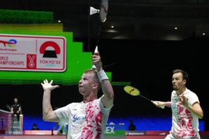 Herredoublen med Kim Astrup og Anders Skaarup tabte skuffende til indisk par i VM's anden runde. 