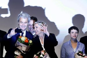 Den franske præsidentkandidat gik glip af en symbolsk sejr med valgresultatet i Holland.