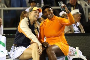 29-årige Wozniacki har i løbet af turneringen fortalt, hvordan Williams-søstrene var gode til at tage imod hende, da hun begyndte at spille tennis. Foto: Michael Bradley/Ritzau Scanpix