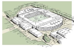 
  Arkivillustration: Friis & Moltke nyt fodboldstadion
  