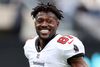 Antonio Brown udvandrede og er nu en færdig mand i Tampa Bay Buccaneers, hvis man spørger hans træner. Elsa/Getty Images/AFP
