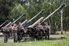 Medlemmer af Ukraines militærs hurtige udrykningsstyrke under en ceremoni i juni. Foto: Sergei Chuzavkov/AP