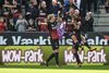 Endnu en sejr på hjemmebane blev til det for FC Midtjylland, da Aab søndag blev besejret med 4-1. Foto: Claus Bonnerup