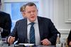 Statsminister Lars Løkke Rasmussen i samråd om kvotekonger. Foto: Jens Dresling